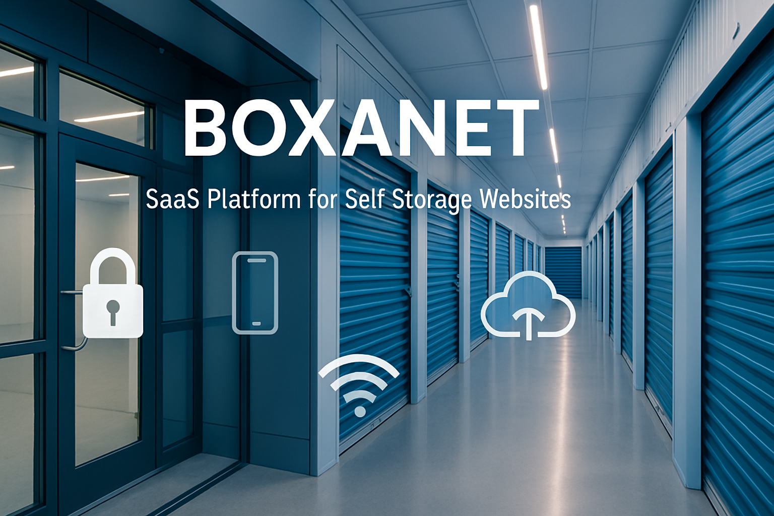Centre de self-stockage moderne avec gestion digitale Boxanet