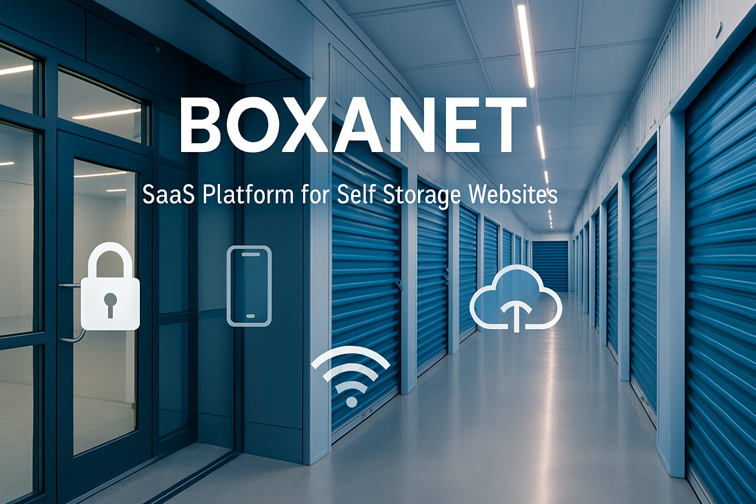Centre de self-stockage moderne avec gestion digitale Boxanet